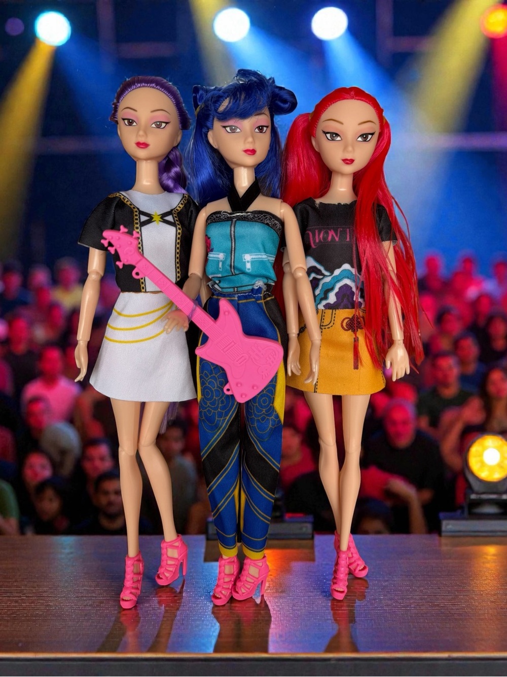 Kpop demon hunters inspired dolls
